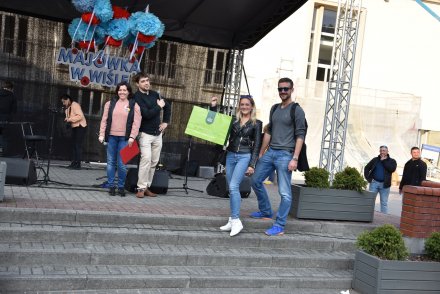 Wręczenie nagród w grze terenowej "Opowieści wiślańskie"